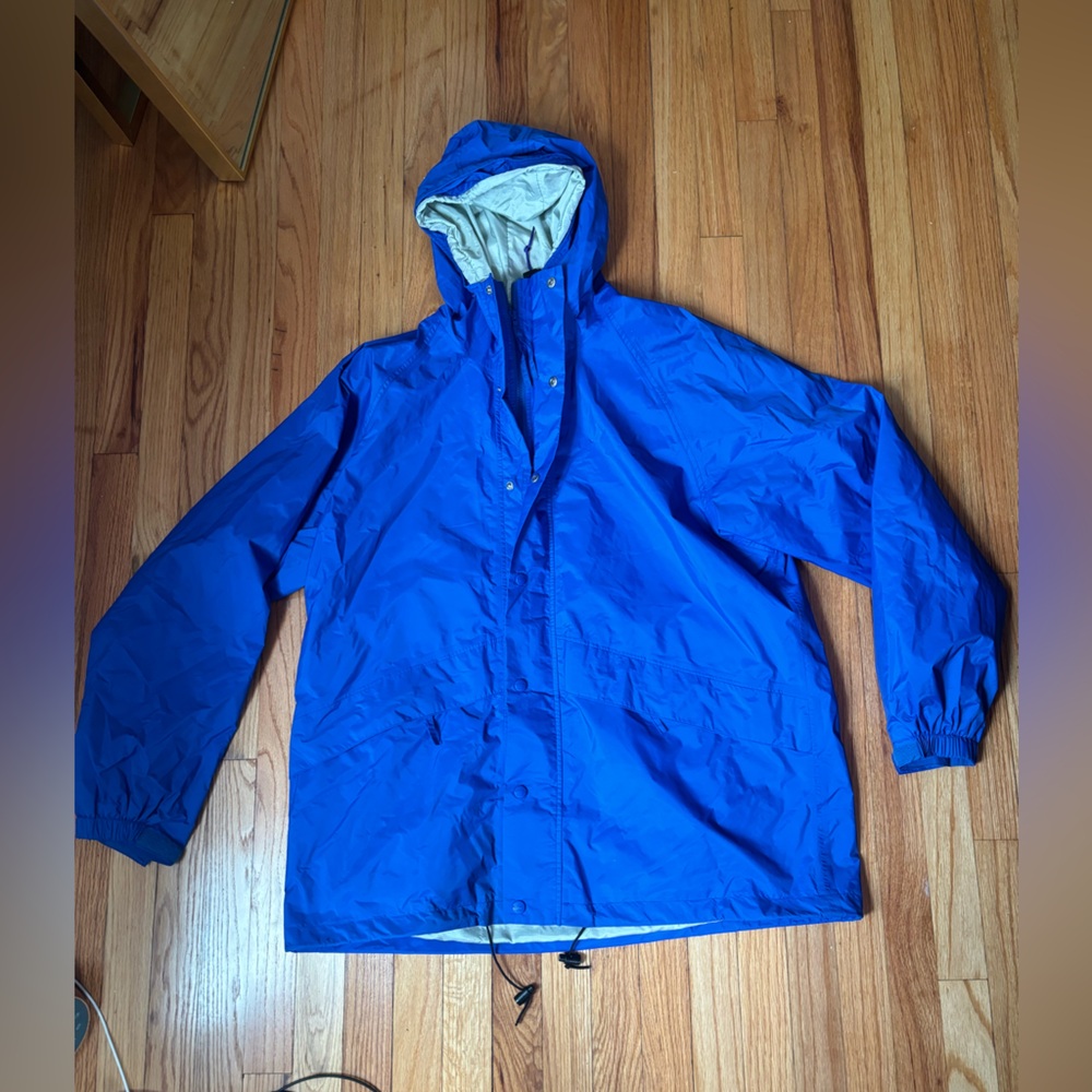 L.L. Bean Blue Windbreaker Jacket - XL Tall
